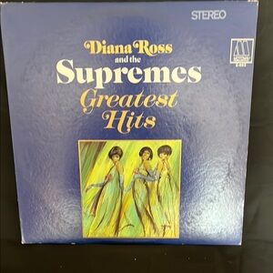 Diana Ross and the Supremes Greatest Hits Vinyl Record - Blue